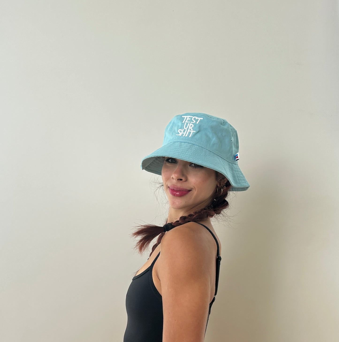 TEST UR SHIT bucket hat (blue)