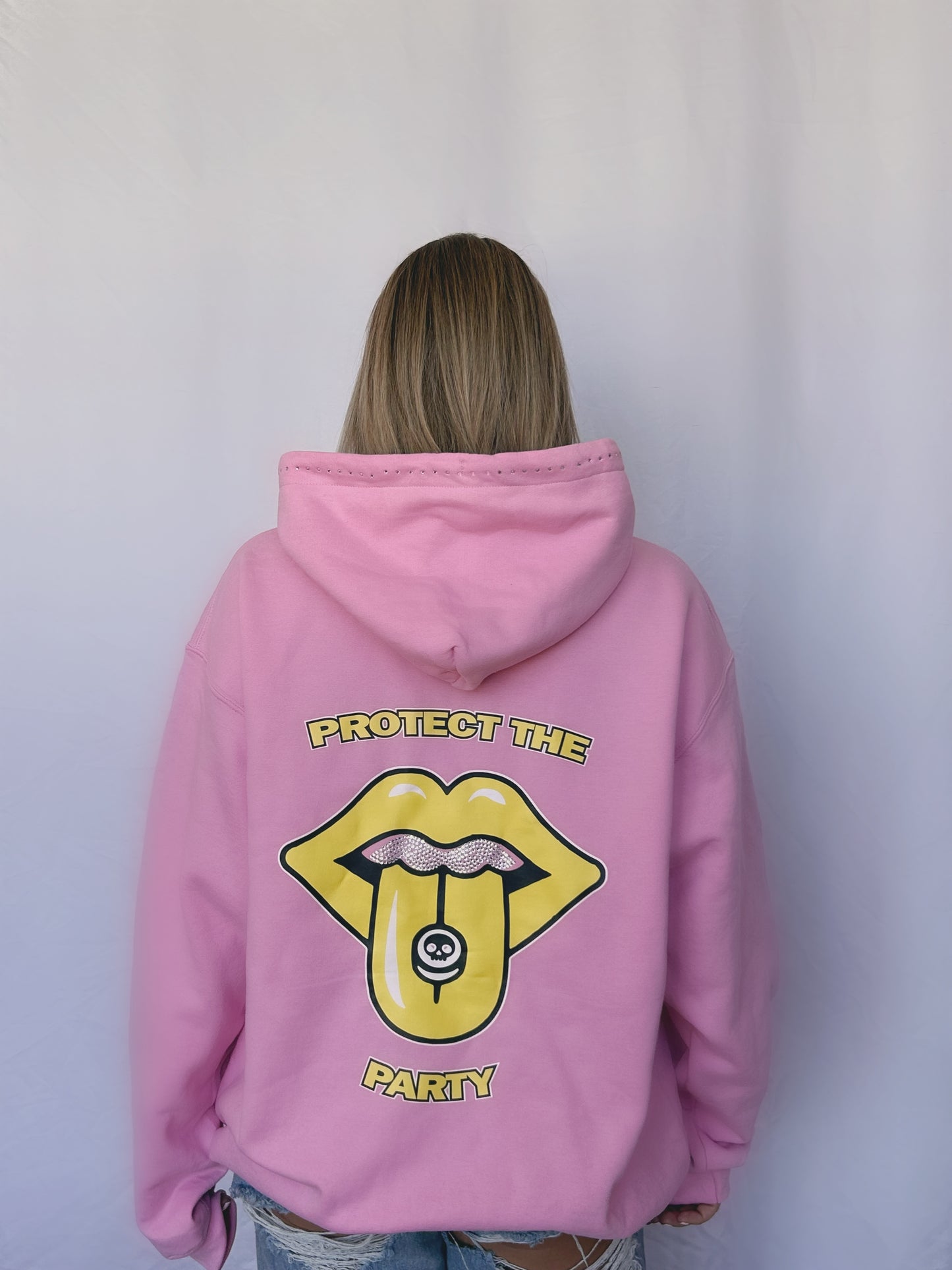 Protect the Party Hoodie (pink)